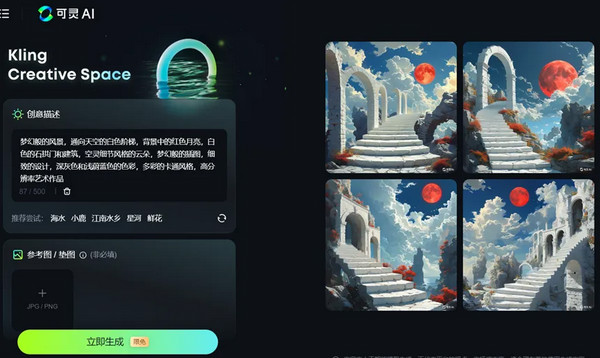 可灵AI网页端正式上线，快手可灵AI功能实测！-珍珠贝壳